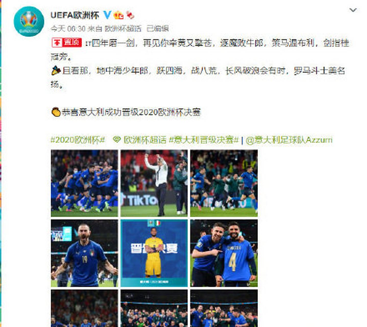 澳大利亚成功晋级欧洲杯四强赛 澳大利亚成功晋级欧洲杯四强赛